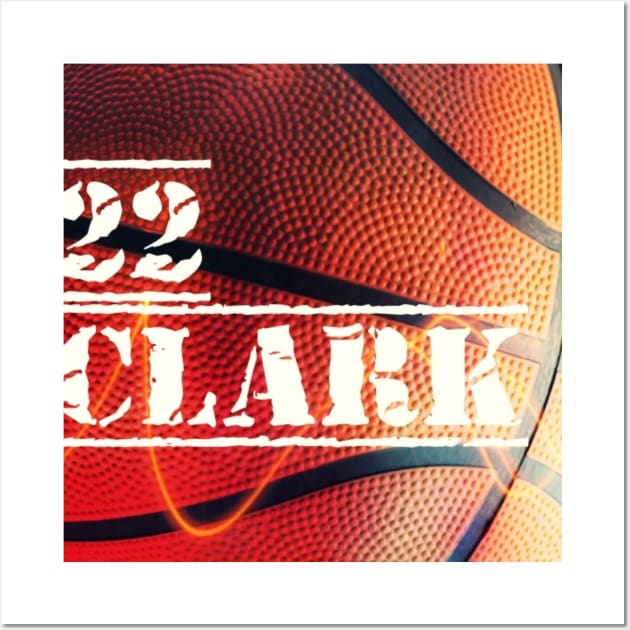 22 Clark B-Ball Wall Art by Kenen's Designs